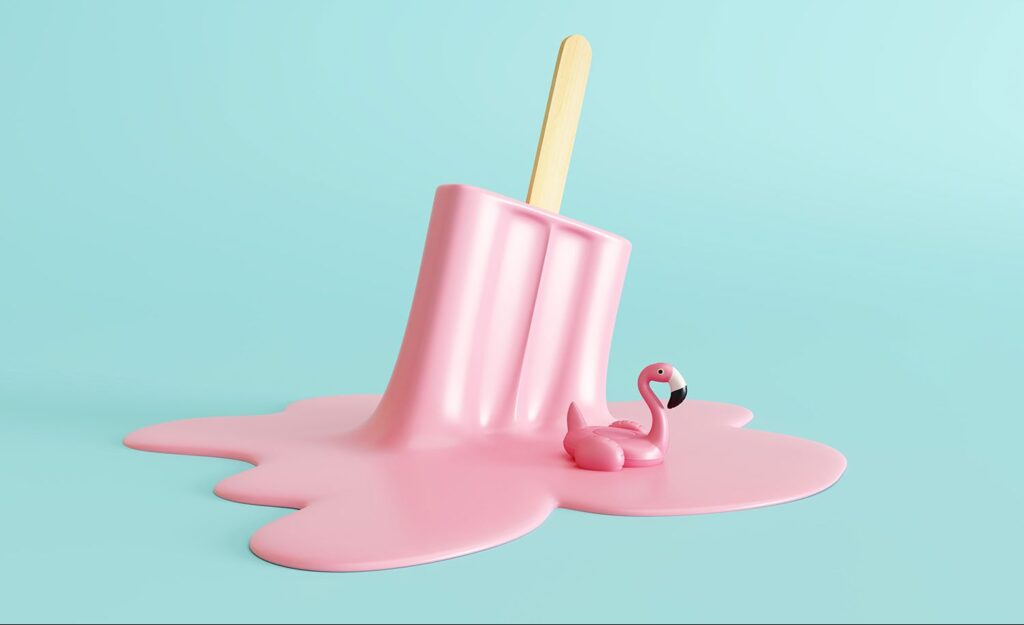 melting popsicle